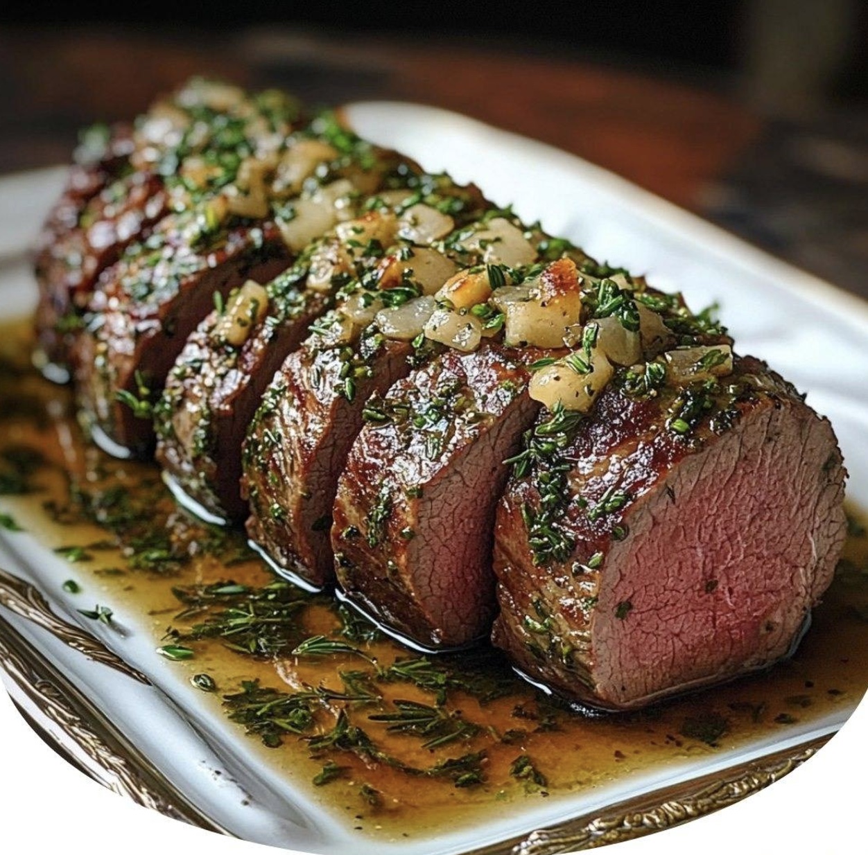 Herb Butter Beef Tenderloin Roast