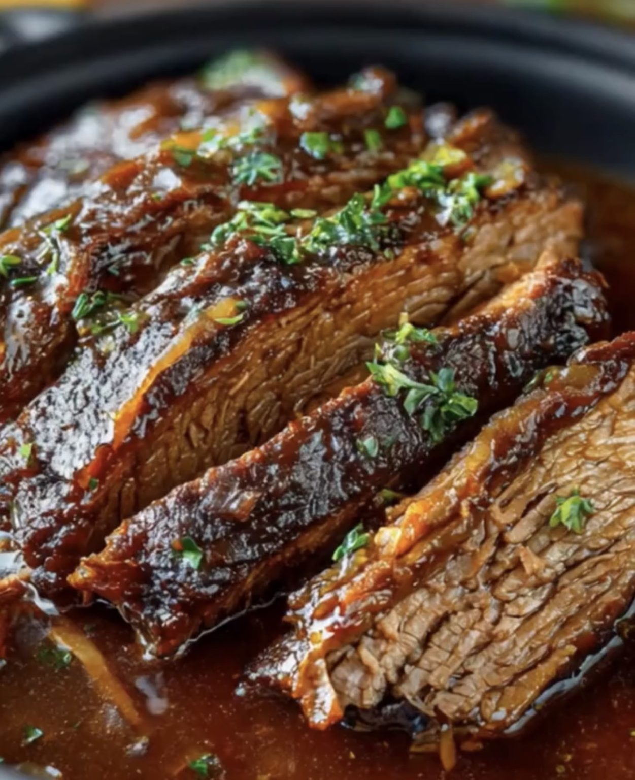 Slow Cooker Beef Brisket with Rich Savory Gravy – Easy Foods